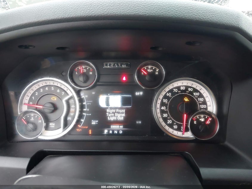 2019 Ram 1500 VIN 1C6RR7LT6KS702768 IAAI salvage auction — FRONT END, Salvage Title, sold $1,600 on 2026-10-10 (photo 7)