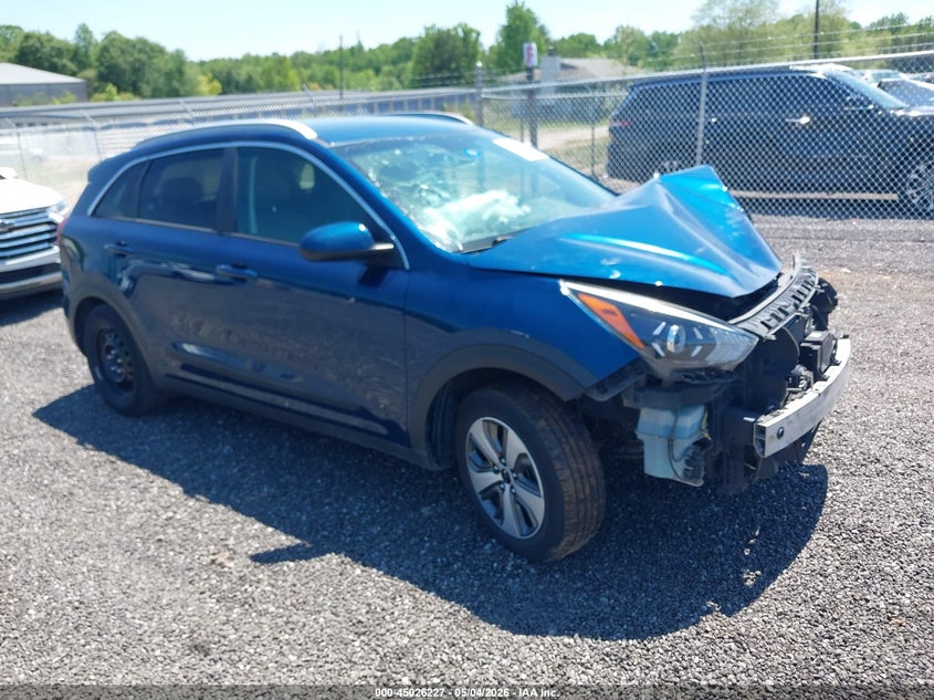 2020 Kia Niro VIN KNDCB3LC0L5422470 IAAI salvage auction — LEFT FRONT, Salvage (Texas), sold $675 on 2026-07-28 (photo 1)