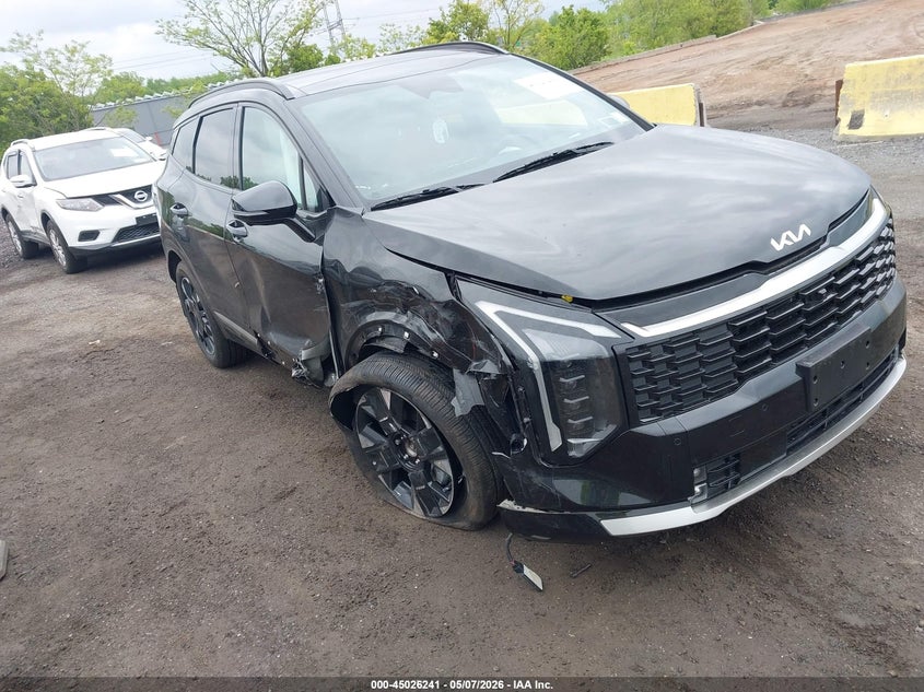 2026 Kia Sportage VIN KNDPXDDG2T7301311 IAAI salvage auction — RIGHT FRONT, Mv-907A (New York), sold $12,500 on 2026-07-07 (photo 1)