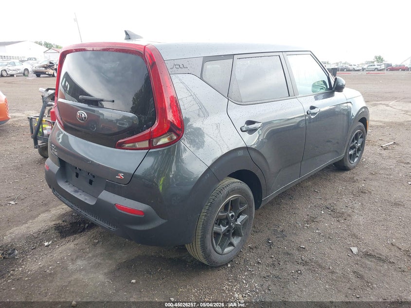 2020 Kia Soul VIN KNDJ23AU6L7734249 IAAI salvage auction — LEFT SIDE, Salvage (Indiana), sold $3,300 on 2026-07-08 (photo 4)