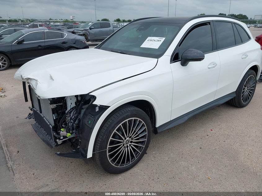2026 Mercedes-benz Glc VIN W1NKM4GB0TF507910 IAAI salvage auction — FRONT END, Original (Texas), sold $27,750 on 2026-07-16 (photo 2)