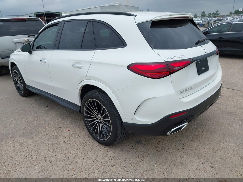 2026 Mercedes-benz Glc VIN W1NKM4GB0TF507910 IAAI salvage auction — FRONT END, Original (Texas), sold $27,750 on 2026-07-16 (photo 3)