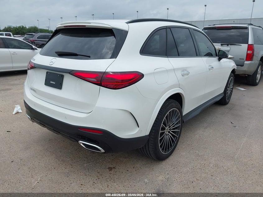 2026 Mercedes-benz Glc VIN W1NKM4GB0TF507910 IAAI salvage auction — FRONT END, Original (Texas), sold $27,750 on 2026-07-16 (photo 4)