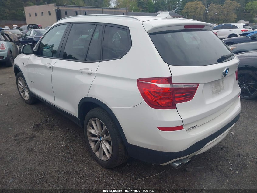 2017 BMW X3 VIN 5UXWX9C52H0D97600 IAAI salvage auction — LEFT FRONT, Salvage (New Hampshire), sold $3,000 on 2026-07-29 (photo 3)