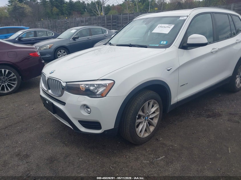 2017 BMW X3 VIN 5UXWX9C52H0D97600 IAAI salvage auction — LEFT FRONT, Salvage (New Hampshire), sold $3,000 on 2026-07-29 (photo 6)