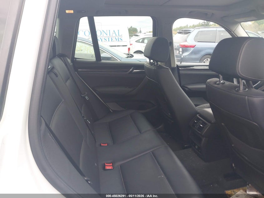 2017 BMW X3 VIN 5UXWX9C52H0D97600 IAAI salvage auction — LEFT FRONT, Salvage (New Hampshire), sold $3,000 on 2026-07-29 (photo 8)