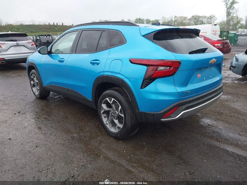 2025 Chevrolet Trax VIN KL77LHEP3SC263236 IAAI salvage auction — RIGHT REAR, Salvage (Idaho), sold $7,500 on 2026-07-09 (photo 3)