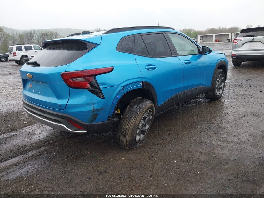 2025 Chevrolet Trax VIN KL77LHEP3SC263236 IAAI salvage auction — RIGHT REAR, Salvage (Idaho), sold $7,500 on 2026-07-09 (photo 4)