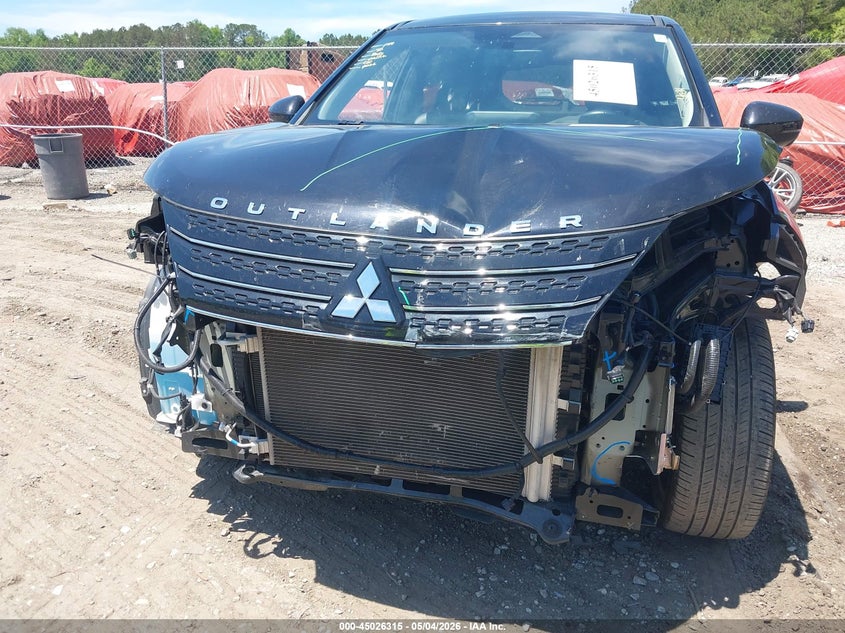 2024 Mitsubishi Outlander VIN JA4J3VA82RZ019472 IAAI salvage auction — FRONT END, Salvage (Georgia), sold $7,450 on 2026-07-24 (photo 6)