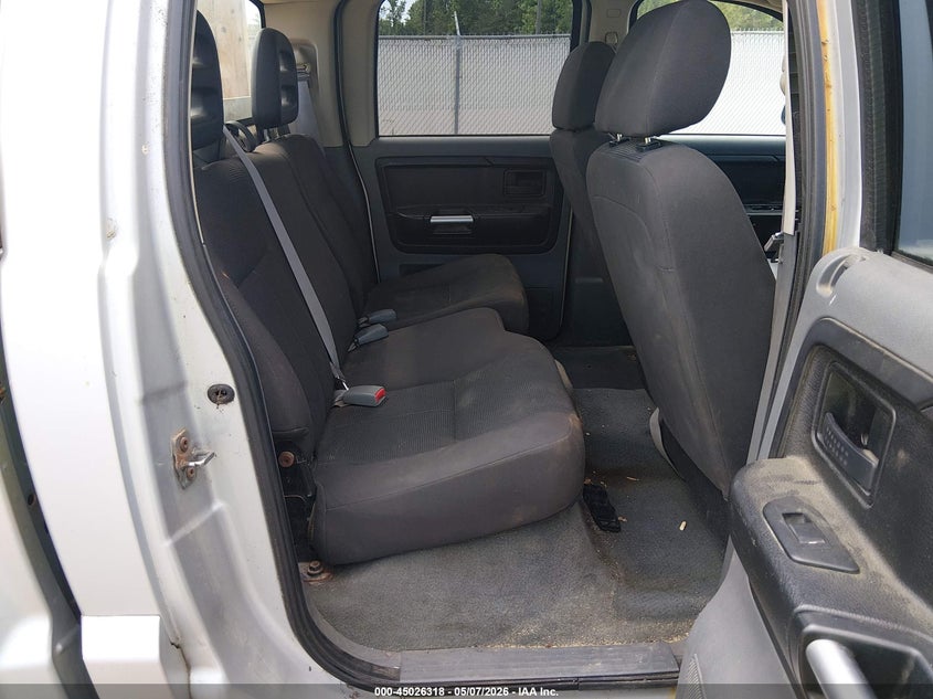 2007 Mitsubishi Raider VIN 1Z7HC28K67S265858 IAAI salvage auction — FRONT END, Salvage (Mississippi), sold $425 on 2026-07-09 (photo 8)