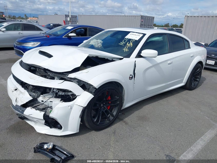 2020 Dodge Charger VIN 2C3CDXGJXLH251380 IAAI salvage auction — FRONT END, Salvage (California), sold $14,100 on 2026-07-09 (photo 2)