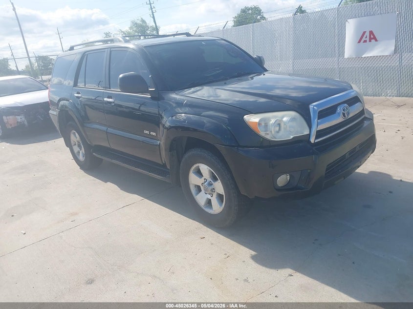 2006 Toyota 4runner VIN JTEBU14RX60085591 IAAI salvage auction — FRONT & REAR, Salvage (Texas), sold $4,575 on 2026-07-31 (photo 1)