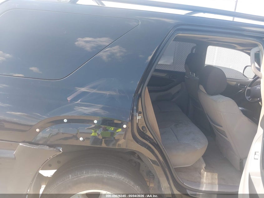 2006 Toyota 4runner VIN JTEBU14RX60085591 IAAI salvage auction — FRONT & REAR, Salvage (Texas), sold $4,575 on 2026-07-31 (photo 8)