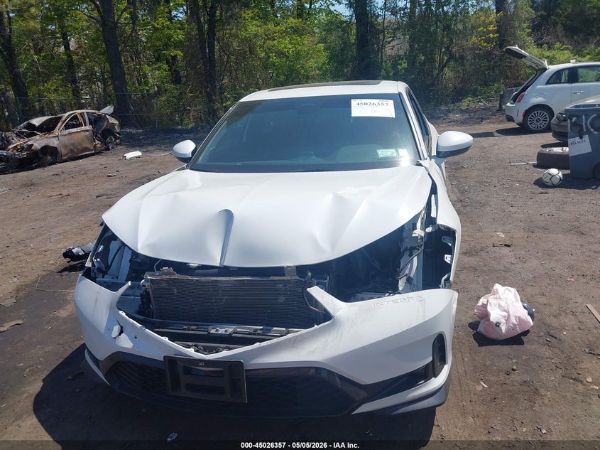 2026 Acura Integra VIN 19UDE4H38TA004581 IAAI salvage auction — FRONT END, Salvage Title, sold $9,525 on 2026-08-18 (photo 6)