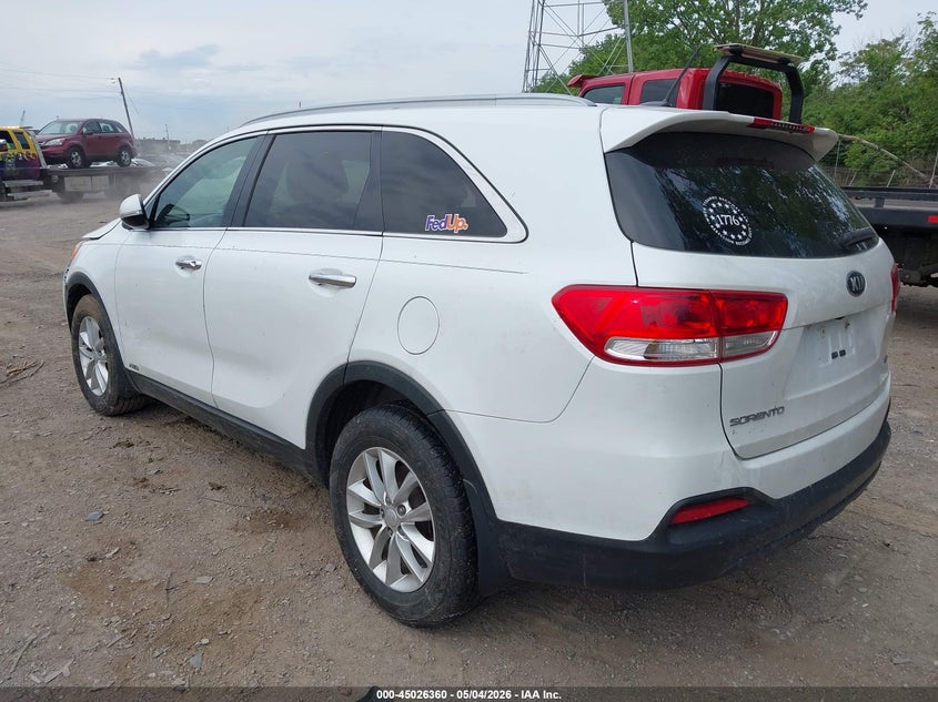 2016 Kia Sorento VIN 5XYPGDA37GG098037 IAAI salvage auction — RIGHT SIDE, Clear (Indiana), sold $625 on 2026-07-15 (photo 3)