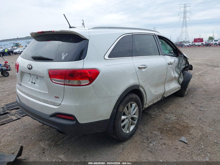 2016 Kia Sorento VIN 5XYPGDA37GG098037 IAAI salvage auction — RIGHT SIDE, Clear (Indiana), sold $625 on 2026-07-15 (photo 4)