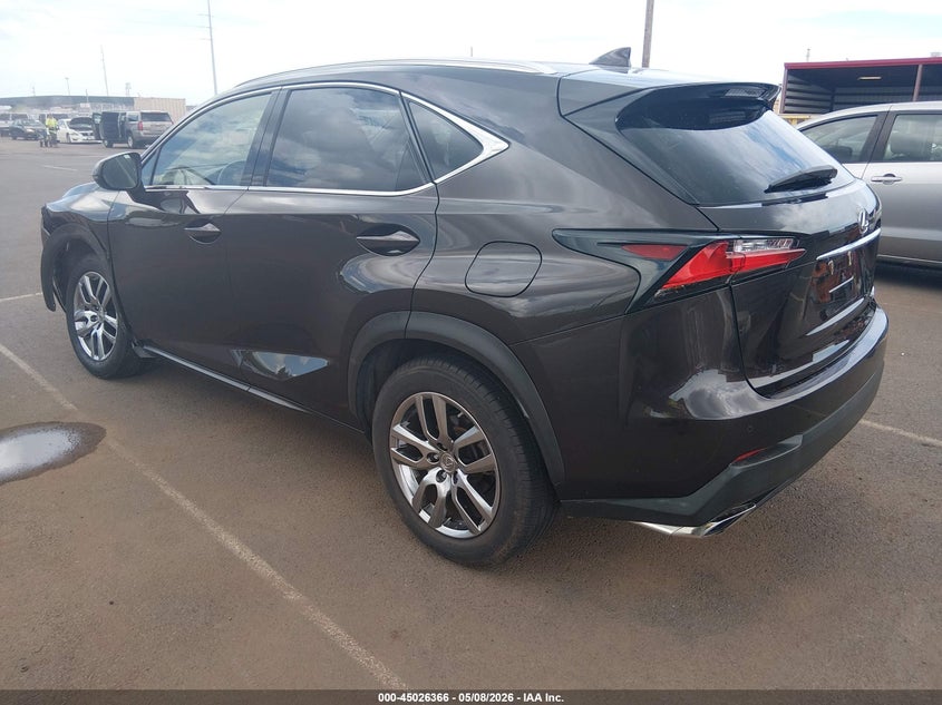 2015 Lexus Nx VIN JTJYARBZ0F2007556 IAAI salvage auction — LEFT FRONT, Salvage Title, sold $7,100 on 2026-07-29 (photo 3)