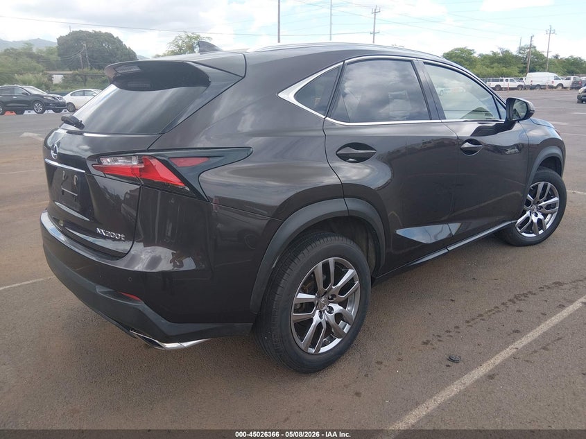 2015 Lexus Nx VIN JTJYARBZ0F2007556 IAAI salvage auction — LEFT FRONT, Salvage Title, sold $7,100 on 2026-07-29 (photo 4)