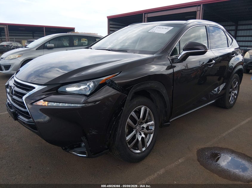 2015 Lexus Nx VIN JTJYARBZ0F2007556 IAAI salvage auction — LEFT FRONT, Salvage Title, sold $7,100 on 2026-07-29 (photo 6)