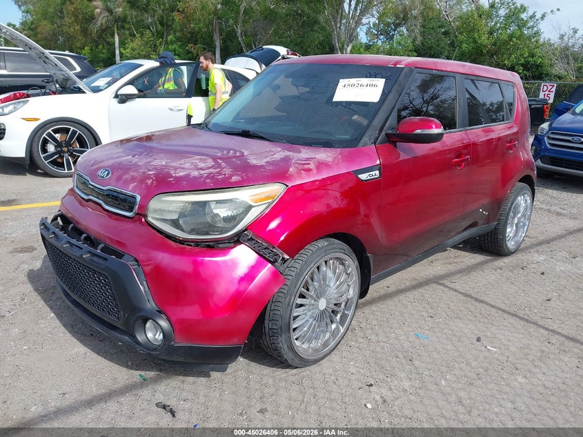 2016 Kia Soul VIN KNDJX3A58G7294096 IAAI salvage auction — FRONT END, Rebuildable (Florida), sold $1,200 on 2026-07-20 (photo 2)