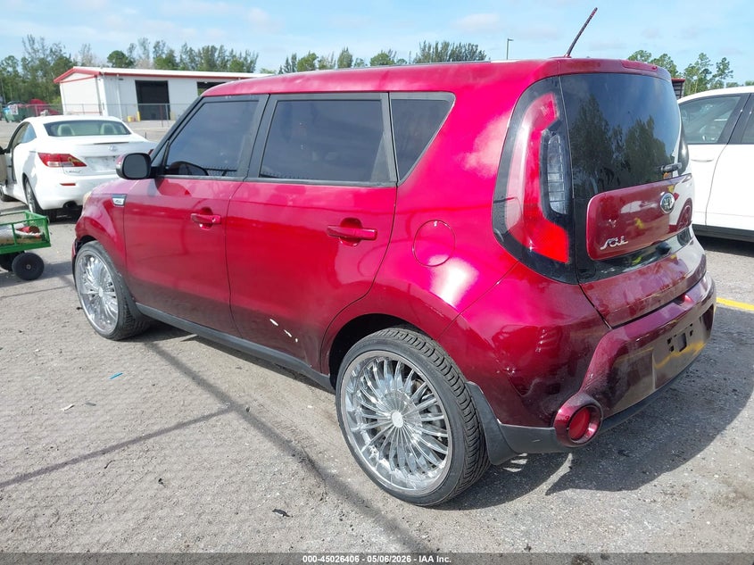 2016 Kia Soul VIN KNDJX3A58G7294096 IAAI salvage auction — FRONT END, Rebuildable (Florida), sold $1,200 on 2026-07-20 (photo 3)