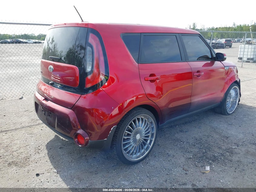 2016 Kia Soul VIN KNDJX3A58G7294096 IAAI salvage auction — FRONT END, Rebuildable (Florida), sold $1,200 on 2026-07-20 (photo 4)