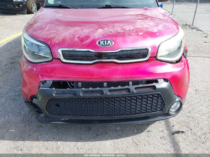2016 Kia Soul VIN KNDJX3A58G7294096 IAAI salvage auction — FRONT END, Rebuildable (Florida), sold $1,200 on 2026-07-20 (photo 6)