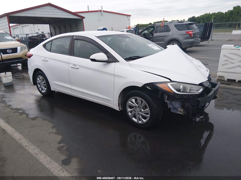 2018 Hyundai Elantra VIN KMHD74LFXJU446103 IAAI salvage auction — FRONT END, Salvage (North Carolina), sold $475 on 2026-07-22 (photo 1)