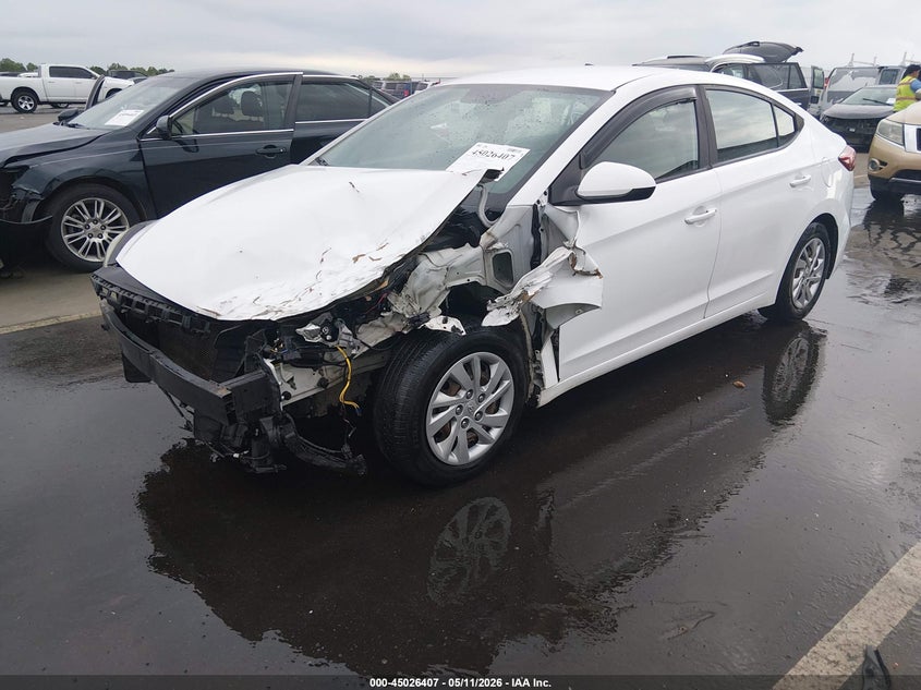 2018 Hyundai Elantra VIN KMHD74LFXJU446103 IAAI salvage auction — FRONT END, Salvage (North Carolina), sold $475 on 2026-07-22 (photo 2)