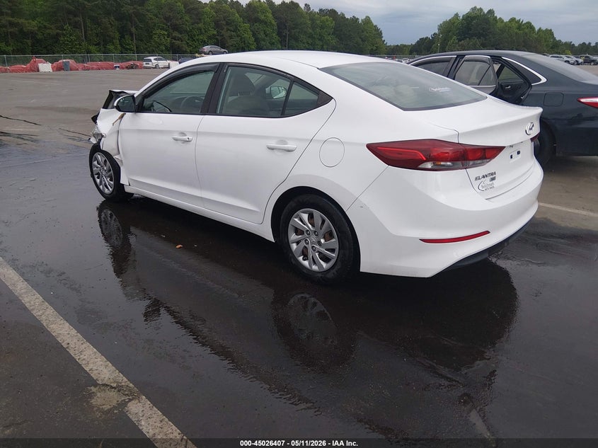 2018 Hyundai Elantra VIN KMHD74LFXJU446103 IAAI salvage auction — FRONT END, Salvage (North Carolina), sold $475 on 2026-07-22 (photo 3)
