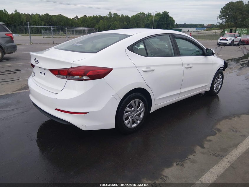 2018 Hyundai Elantra VIN KMHD74LFXJU446103 IAAI salvage auction — FRONT END, Salvage (North Carolina), sold $475 on 2026-07-22 (photo 4)