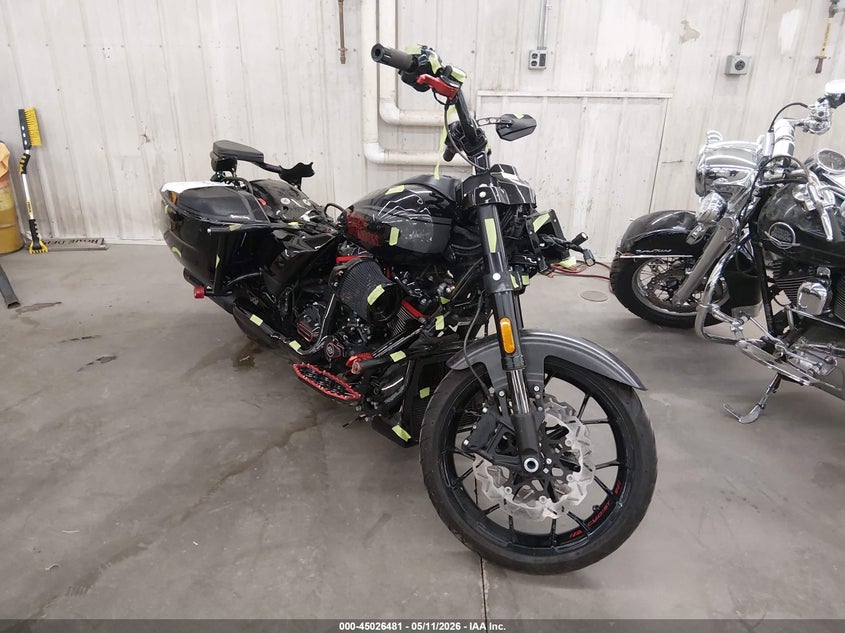 2024 Harley-davidson Road glide VIN 1HD1TL811RB961118 IAAI salvage auction — ALL OVER, Salvage (Minnesota), sold $9,900 on 2026-07-14 (photo 1)