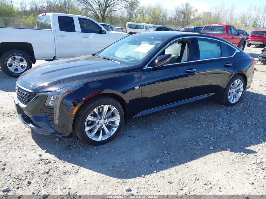 2025 Cadillac Ct5 VIN 1G6DS5RK2S0115296 IAAI salvage auction — REAR END, Clear Claim Paid (Wisconsin), sold $11,400 on 2026-08-01 (photo 2)