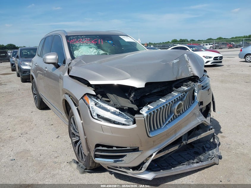 2024 Volvo Xc90 VIN YV4L12PE5R1157454 IAAI salvage auction — FRONT END, Salvage (Texas), sold $7,550 on 2026-07-14 (photo 1)