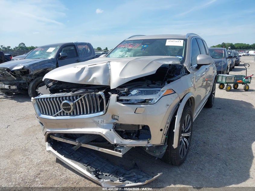 2024 Volvo Xc90 VIN YV4L12PE5R1157454 IAAI salvage auction — FRONT END, Salvage (Texas), sold $7,550 on 2026-07-14 (photo 2)