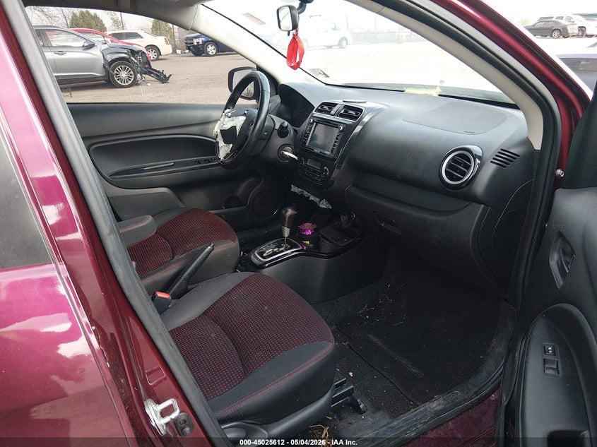 2020 Mitsubishi Mirage VIN ML32F4FJXLHF05974 IAAI salvage auction — FRONT END, Salvage (Texas), sold $475 on 2026-07-14 (photo 5)