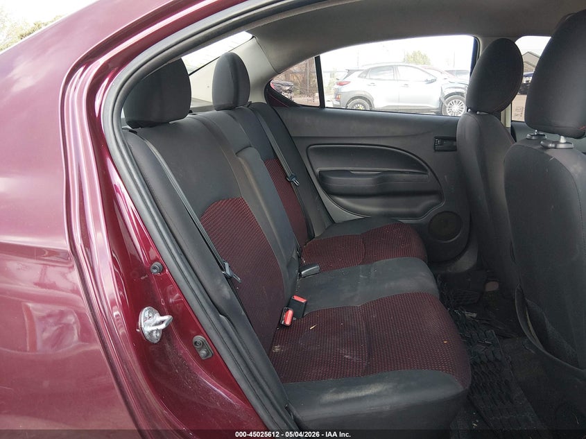 2020 Mitsubishi Mirage VIN ML32F4FJXLHF05974 IAAI salvage auction — FRONT END, Salvage (Texas), sold $475 on 2026-07-14 (photo 8)