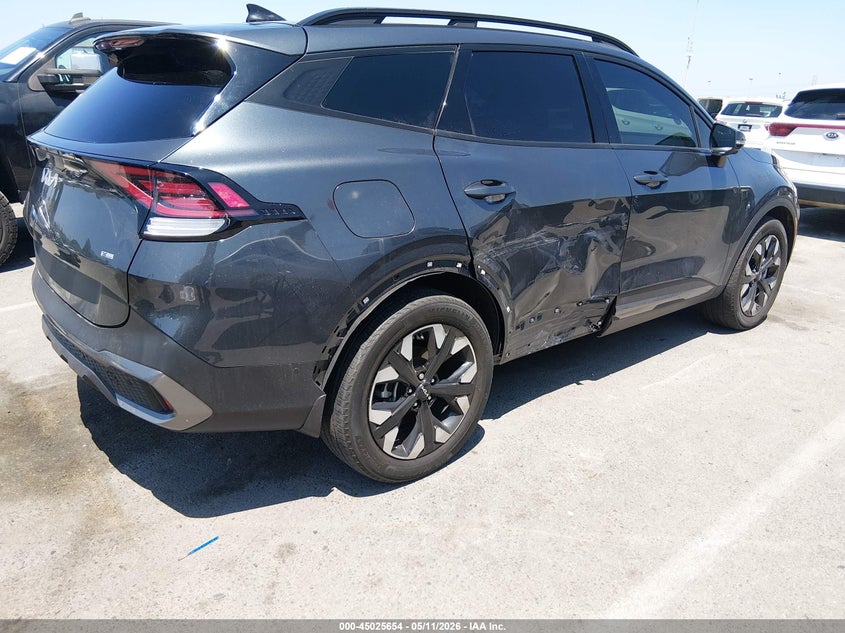 2024 Kia Sportage VIN KNDPZDDHXR7122803 IAAI salvage auction — SIDE, Salvage (California), sold $17,050 on 2026-07-16 (photo 4)