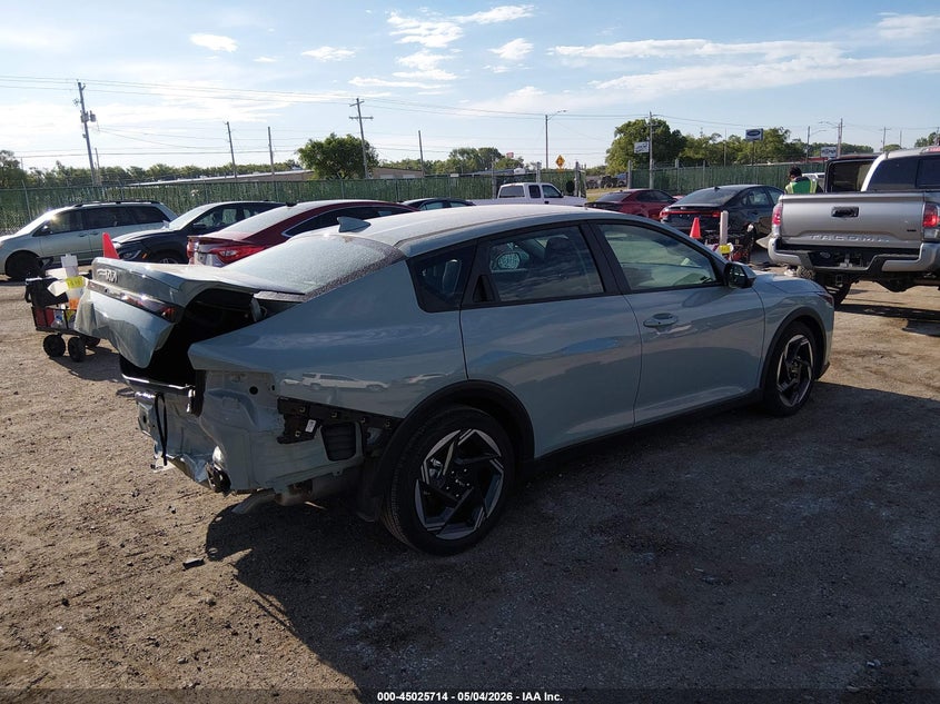 2025 Kia K4 VIN 3KPFU4DE2SE218446 IAAI salvage auction — REAR END, Salvage (Kansas), sold $8,600 on 2026-07-24 (photo 4)