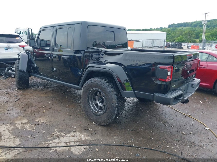 2021 Jeep Gladiator VIN 1C6JJTAM3ML513582 IAAI salvage auction — FRONT & REAR, Clear (Arkansas), sold $10,400 on 2026-07-09 (photo 3)
