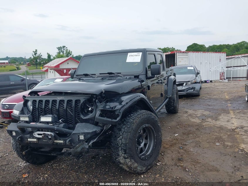 2021 Jeep Gladiator VIN 1C6JJTAM3ML513582 IAAI salvage auction — FRONT & REAR, Clear (Arkansas), sold $10,400 on 2026-07-09 (photo 6)