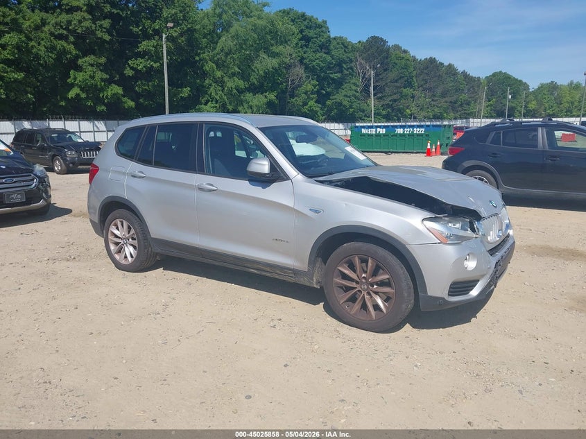 2017 BMW X3 VIN 5UXWX9C51H0T01646 IAAI salvage auction — FRONT END, Salvage (Georgia), sold $3,000 on 2026-07-18 (photo 1)