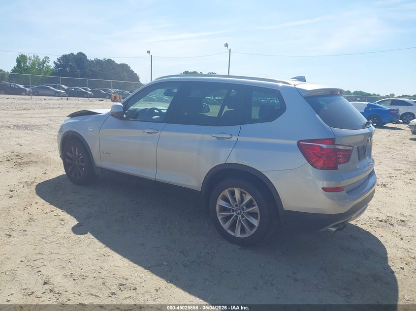 2017 BMW X3 VIN 5UXWX9C51H0T01646 IAAI salvage auction — FRONT END, Salvage (Georgia), sold $3,000 on 2026-07-18 (photo 3)