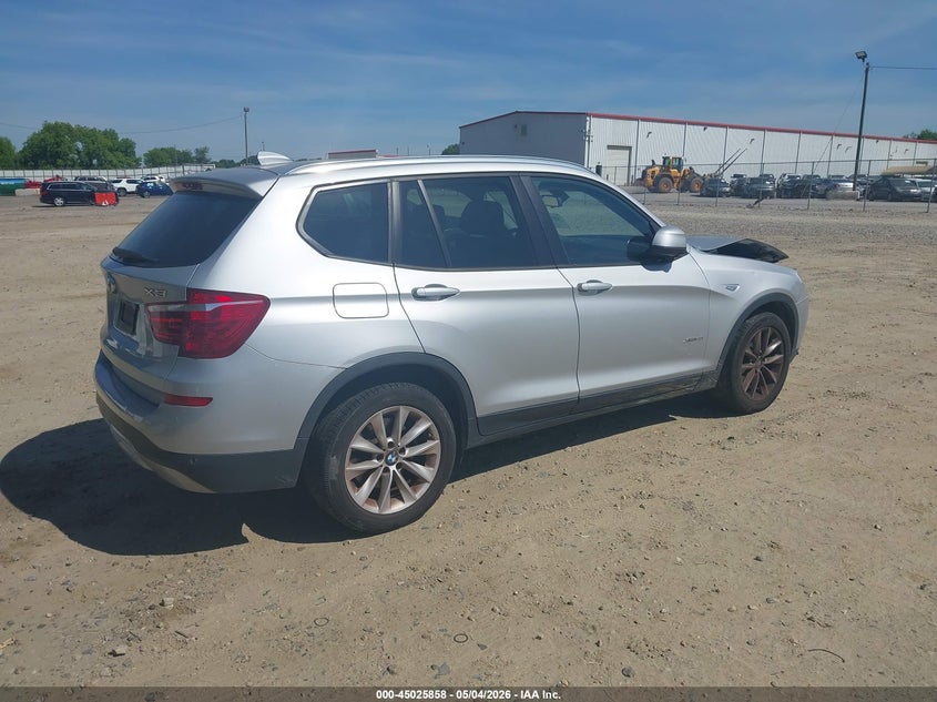 2017 BMW X3 VIN 5UXWX9C51H0T01646 IAAI salvage auction — FRONT END, Salvage (Georgia), sold $3,000 on 2026-07-18 (photo 4)
