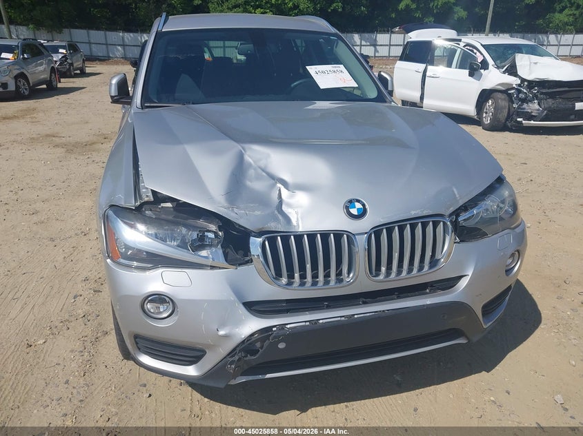 2017 BMW X3 VIN 5UXWX9C51H0T01646 IAAI salvage auction — FRONT END, Salvage (Georgia), sold $3,000 on 2026-07-18 (photo 6)