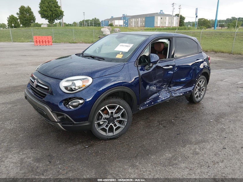 2021 Fiat 500x VIN ZFBNF3B10MP945879 IAAI salvage auction — SIDE, Salvage (Missouri), sold $2,250 on 2026-08-06 (photo 2)