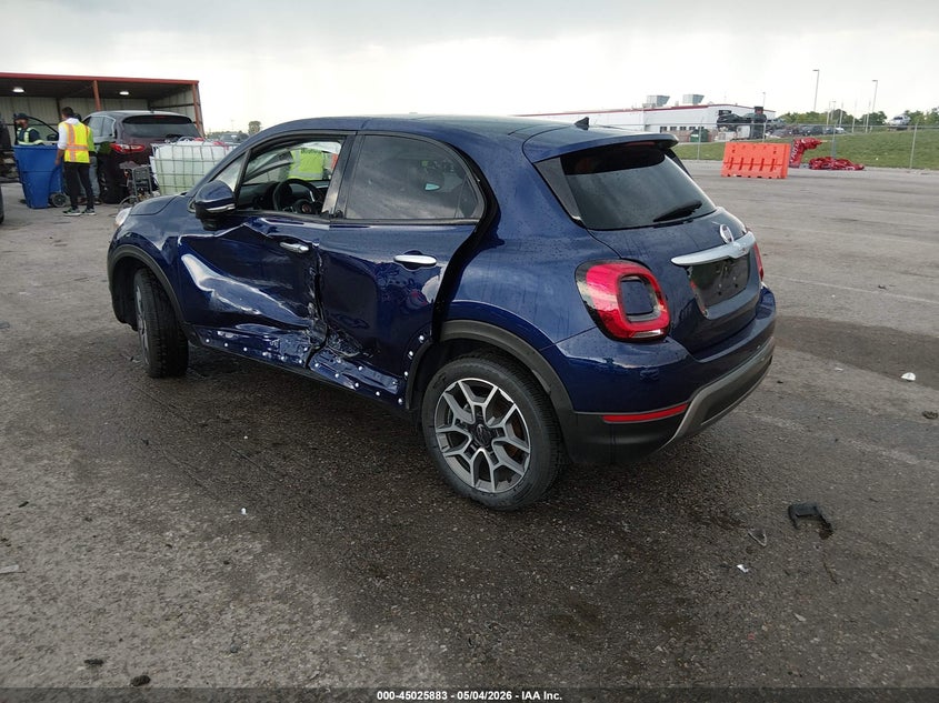 2021 Fiat 500x VIN ZFBNF3B10MP945879 IAAI salvage auction — SIDE, Salvage (Missouri), sold $2,250 on 2026-08-06 (photo 3)