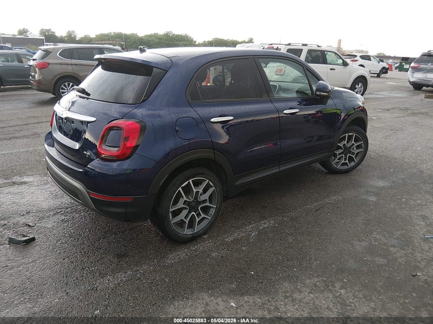 2021 Fiat 500x VIN ZFBNF3B10MP945879 IAAI salvage auction — SIDE, Salvage (Missouri), sold $2,250 on 2026-08-06 (photo 4)