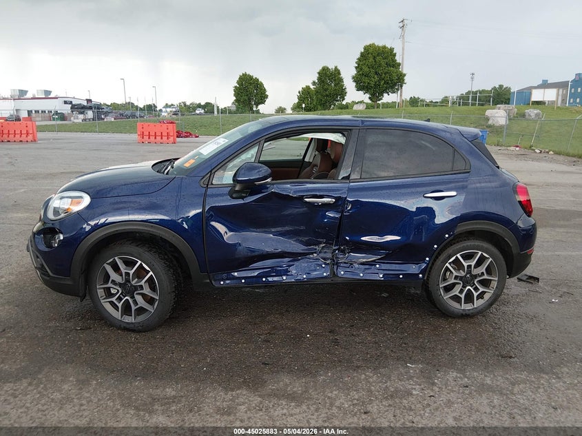 2021 Fiat 500x VIN ZFBNF3B10MP945879 IAAI salvage auction — SIDE, Salvage (Missouri), sold $2,250 on 2026-08-06 (photo 6)