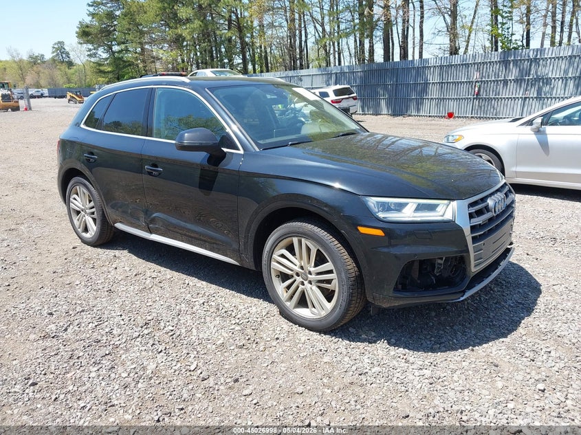 2018 Audi Q5 VIN WA1BNAFY4J2029711 IAAI salvage auction — RIGHT SIDE, Salvage (New Jersey), sold $4,800 on 2026-07-29 (photo 1)